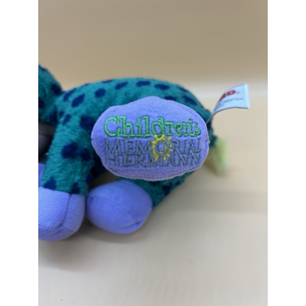 GUND Topper The Giraffe Plush 12" Memorial Hermann Green Polka Dot Toy 041628 - Picture 4 of 5